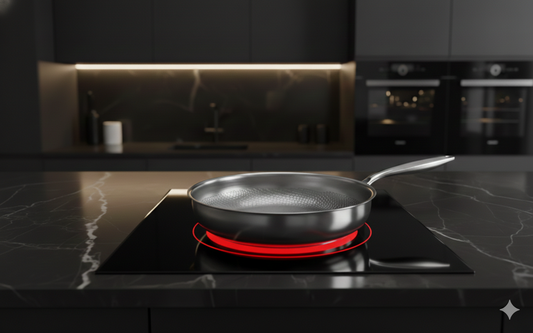 מחבת טיטניום עם מכסה